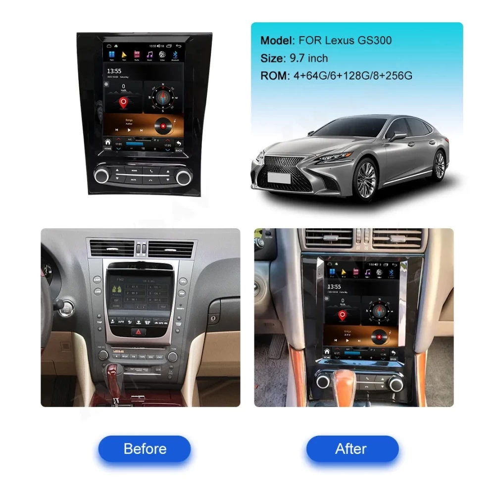 Audi A6 / S6 / A7 / S7 (2012-2018) 12.3 inç Hayalet Ekran Gösterge & Dijital Panel