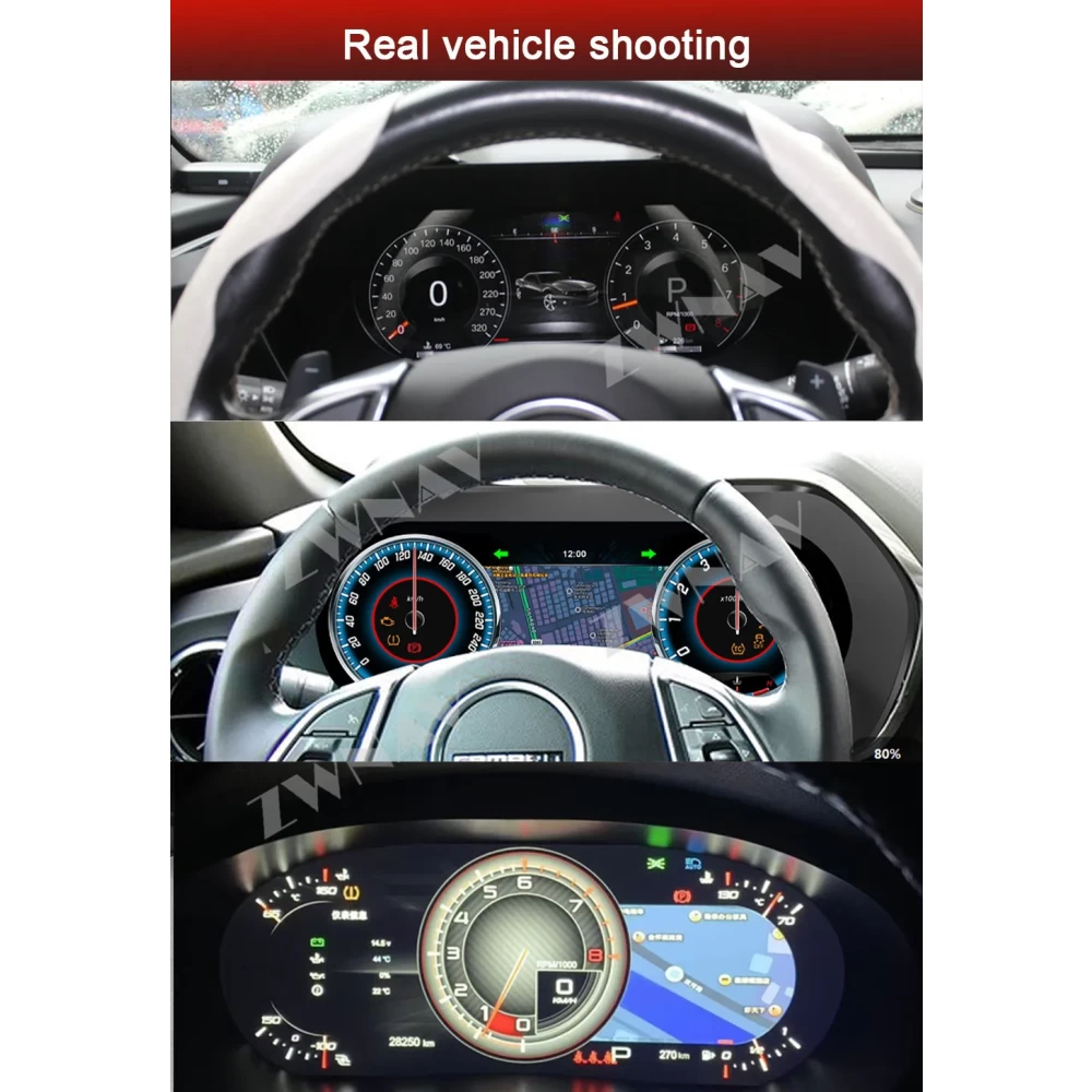 Chevrolet Camaro 6. Nesil (2016-2023) 12.3 İnç Dijital Hayalet Ekran Paneli