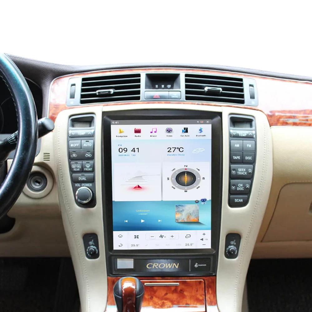 Toyota Crown (2005-2009) Tesla Stil Multimedya Sistemi