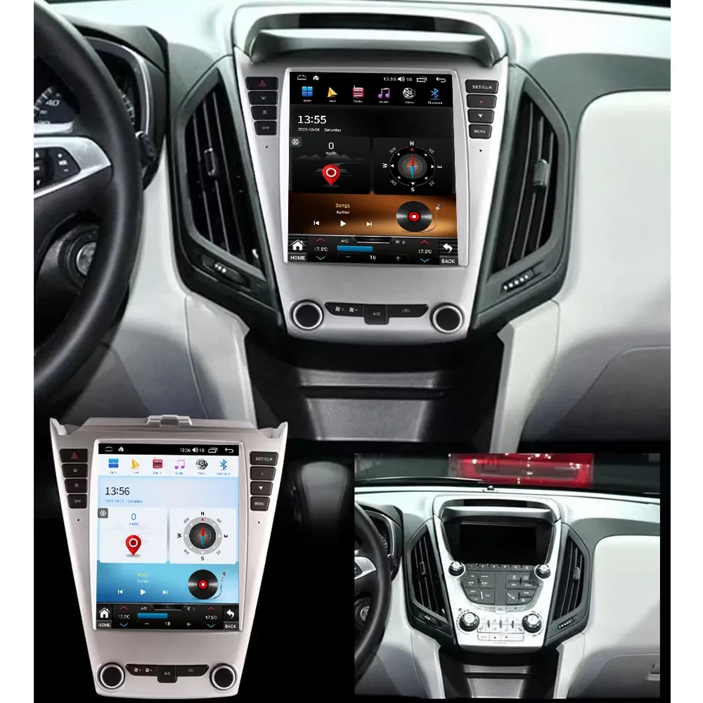 Chevrolet Equinox (2010-2017) 10.4 İnç Tesla Tarzı Android 13.0 Multimedya Sistemi