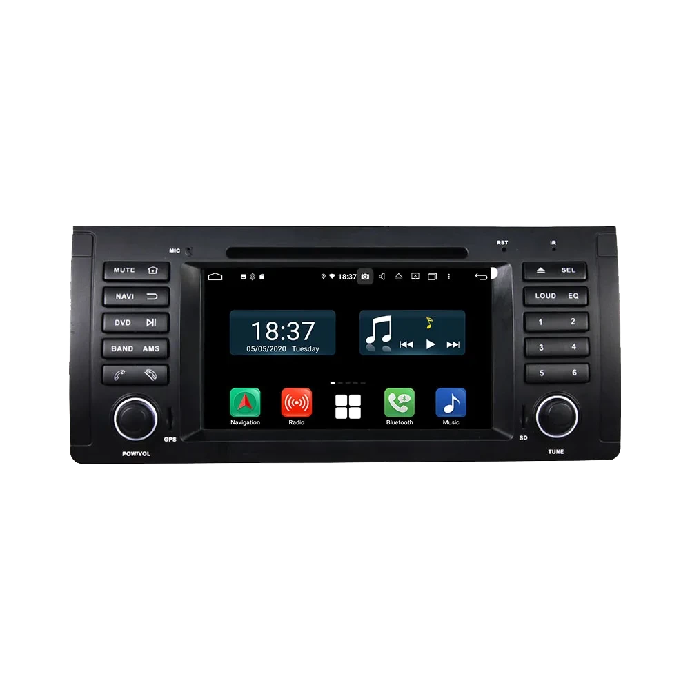 BMW X5 E53 (1995-2003) Android 14.0 Kablosuz CarPlay & Multimedya Sistemi