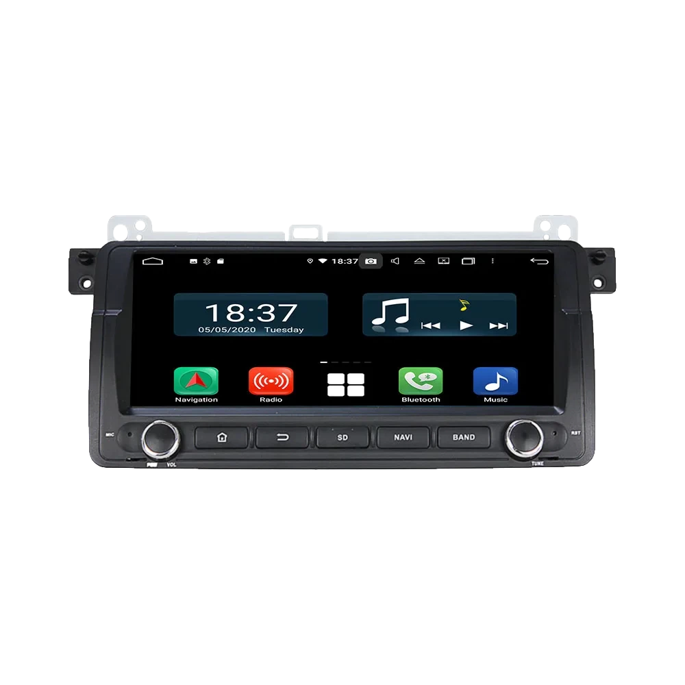 BMW E46 (2003-2005) Android 14.0 Kablosuz CarPlay & Multimedya Sistemi