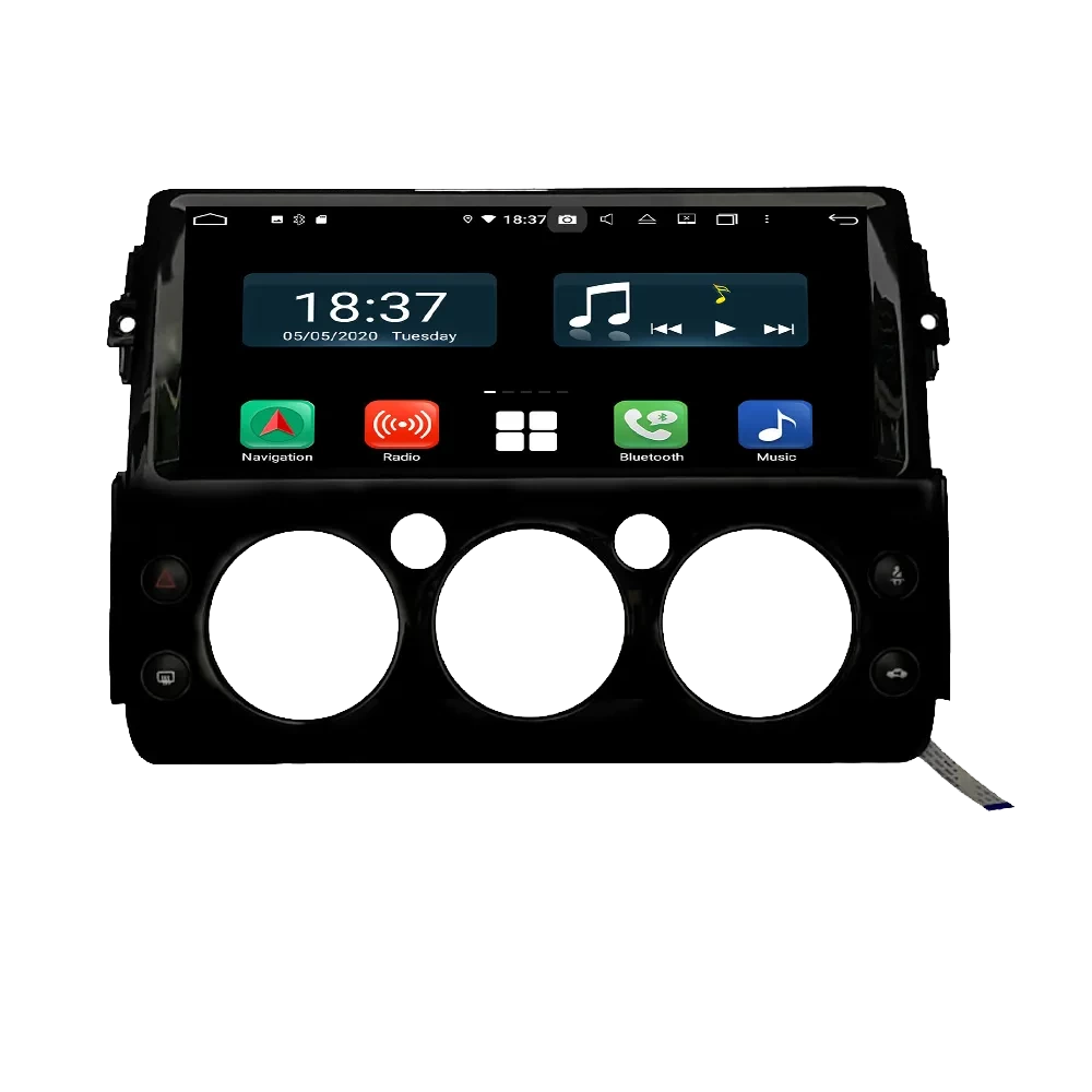 Toyota FJ Cruiser (2007-2017) 12.3 İnç Android 14.0 Multimedya Sistemi - Siyah