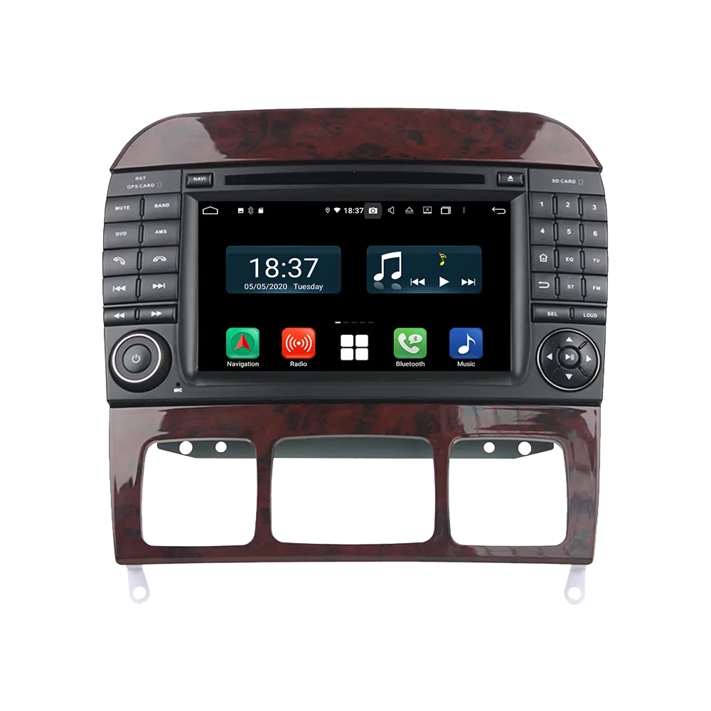 Mercedes-Benz S-Serisi (W220) Android 14.0 Kablosuz CarPlay & Multimedya Sistemi