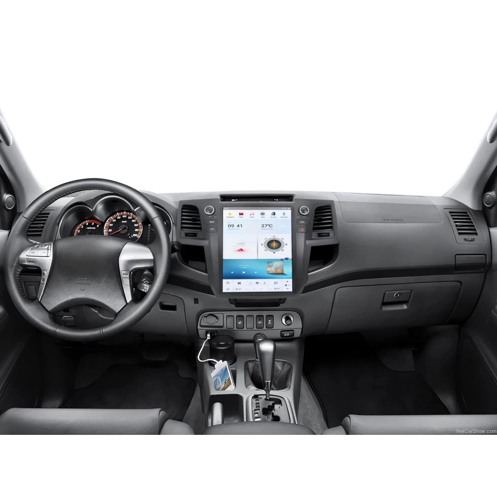 Toyota Fortuner & Hilux (2008-2015) 12.1 İnç Tesla Stil Multimedya Sistemi