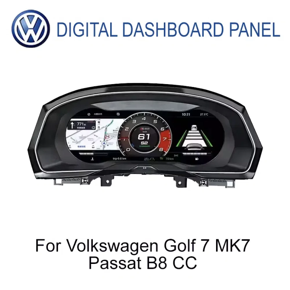 Volkswagen Golf 7 / Passat B8 / CC Dijital Gösterge Paneli - 12.3 İnç