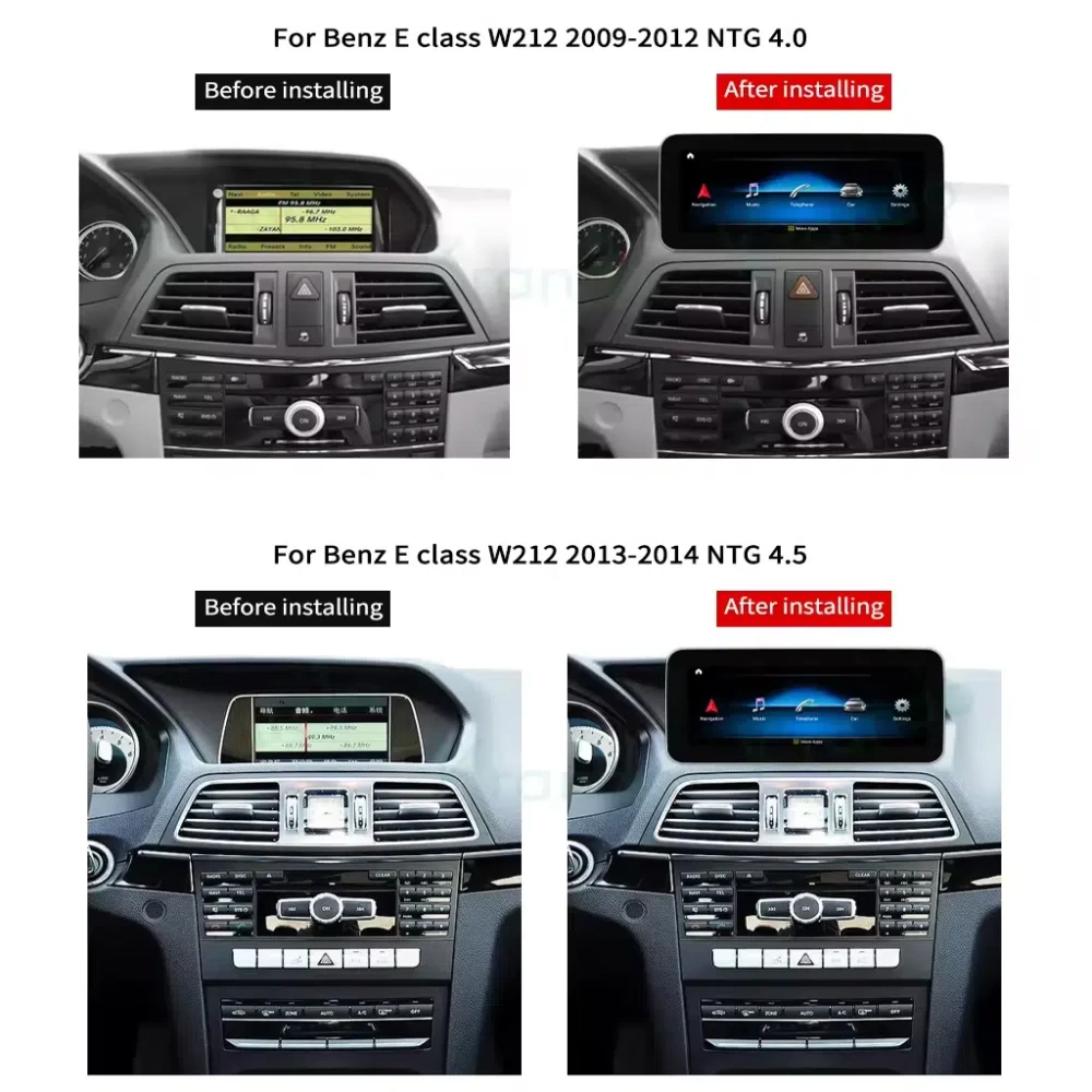 Mercedes-Benz E-Serisi (W212) Android Multimedya Sistemi (2009–2016)