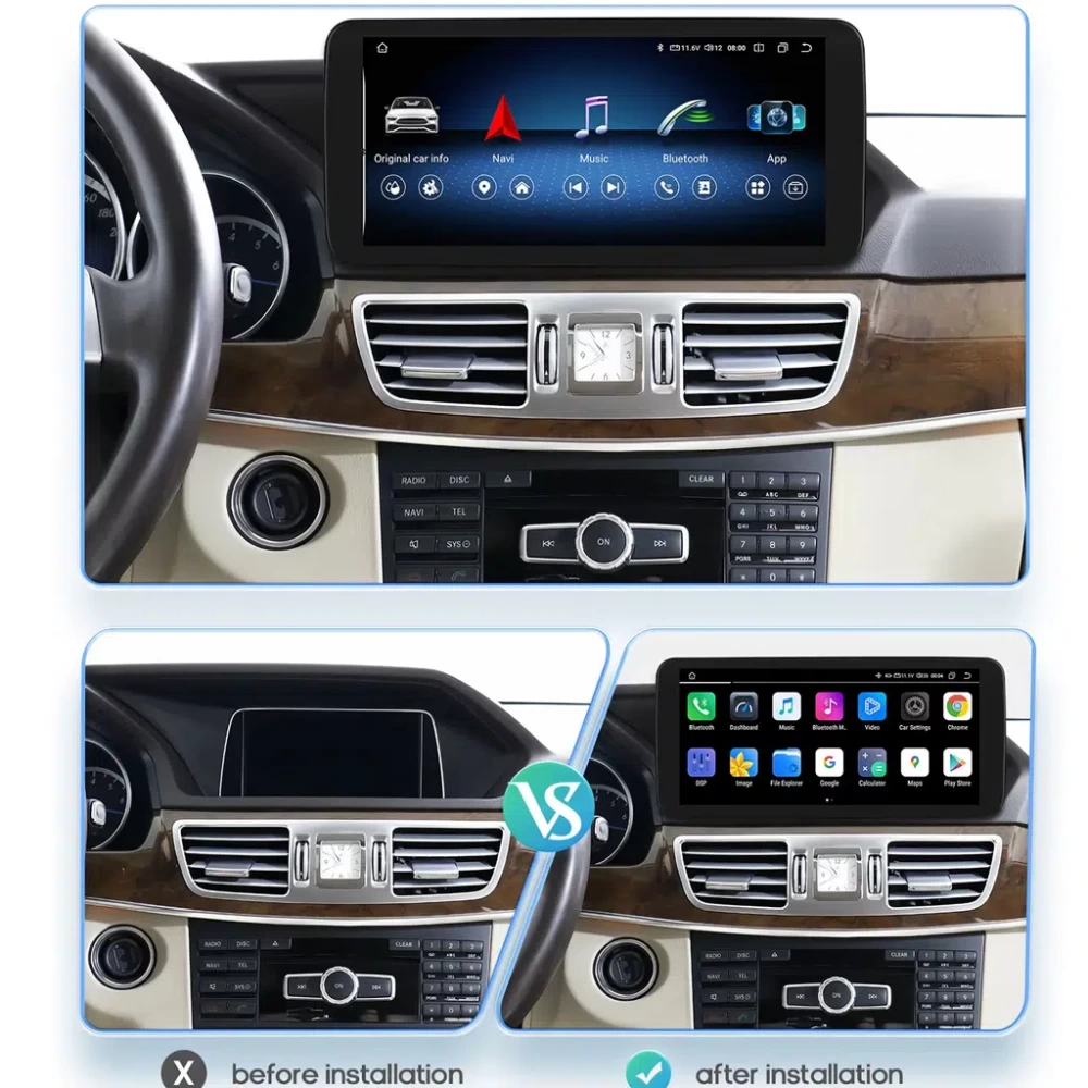 Mercedes-Benz E-Serisi (W212) Android Multimedya Sistemi - NTG 5.0 (2015–2016)