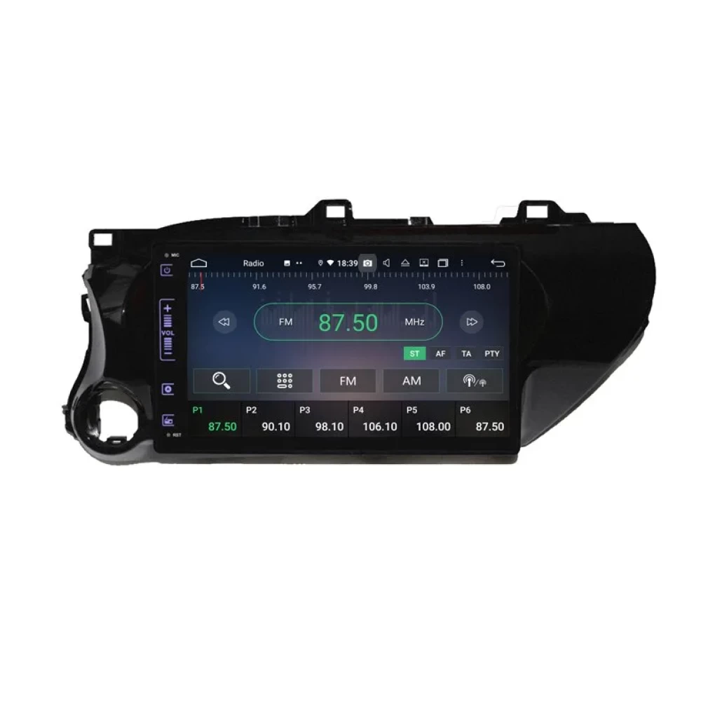 Toyota Hilux / Fortuner (2016-2020) 10.1 inç Android Multimedya ve Navigasyon Sistemi