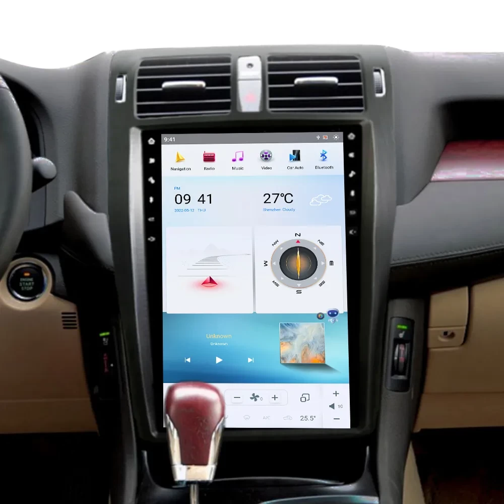 Toyota Crown 13. Nesil (2012-2014) 13.6 İnç Tesla Stil Multimedya Sistemi