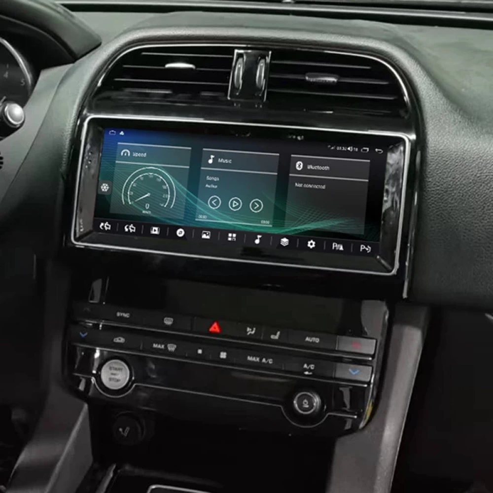 Jaguar F-Pace X761 (2016-2022) Uyumlu 10.25 inç Premium Android 12 Multimedya Sistemi