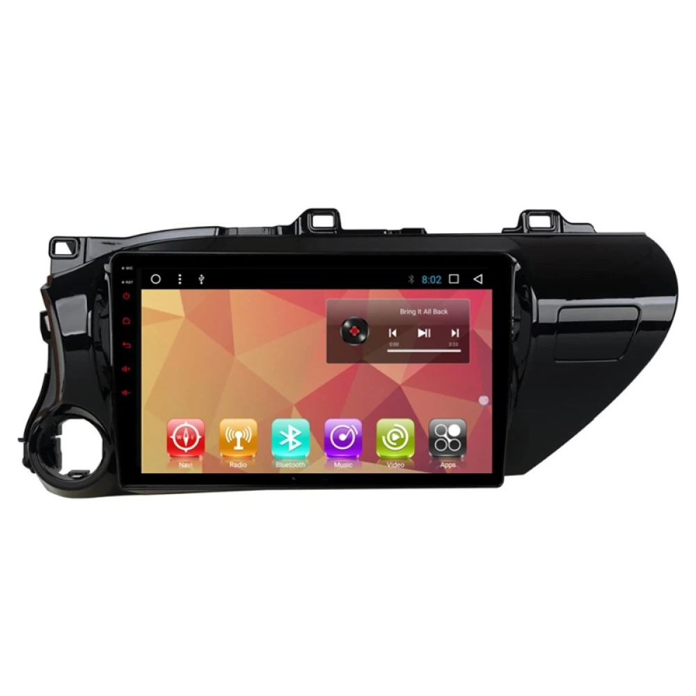 Toyota Hilux (2016-2019) İçin 10 inç Android Multimedya, CarPlay & DSP Sistemi