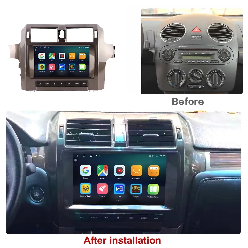 Lexus GX460 / GX400 (2010-2020) 10.1 inç Android Multimedya ve Navigasyon Sistemi