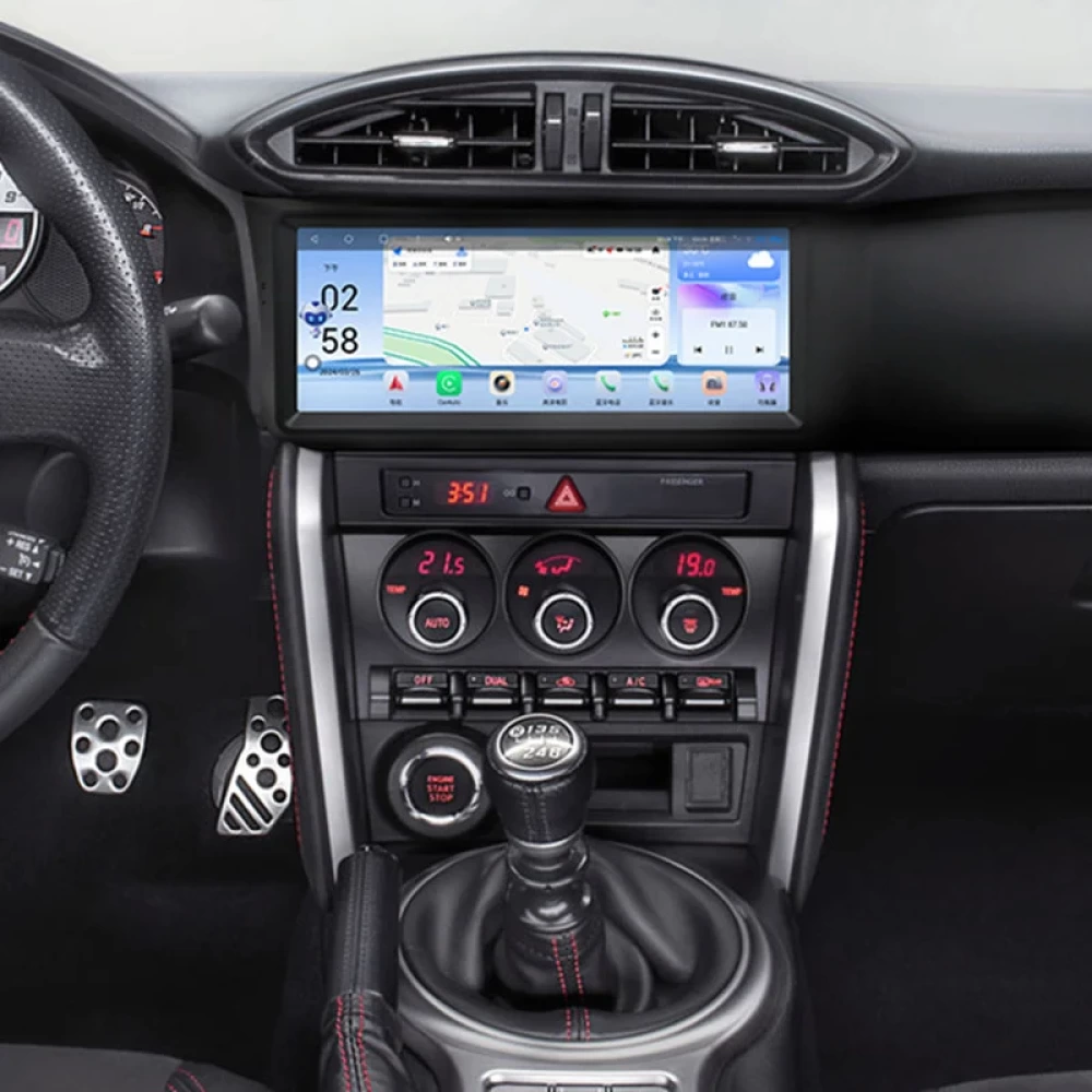 Toyota 86 & Subaru BRZ (2012-2019) Uyumlu 12.1 inç Android 13 Multimedya Sistemi