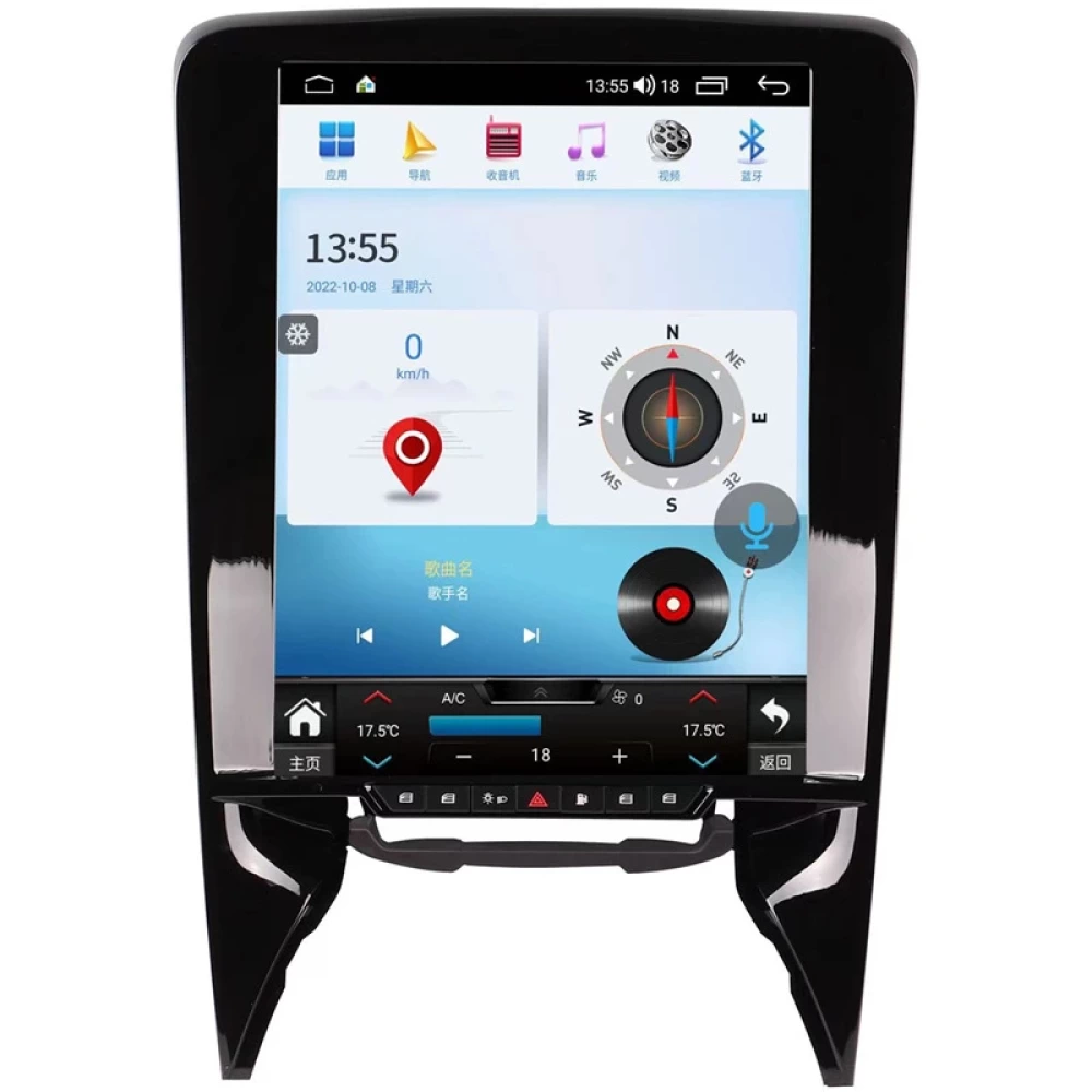 Lamborghini Gallardo (2003-2014) Uyumlu 12.1 inç Tesla Stil Premium Android 12 Multimedya Sistemi