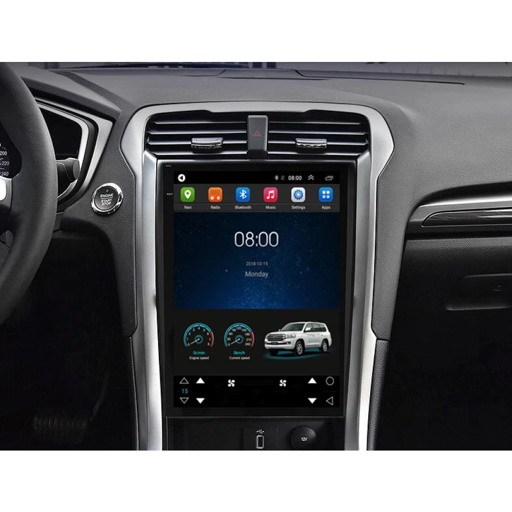 Ford Mondeo (2013-2018) Uyumlu 12.1 inç Tesla Stili Android Multimedya & Navigasyon Sistemi