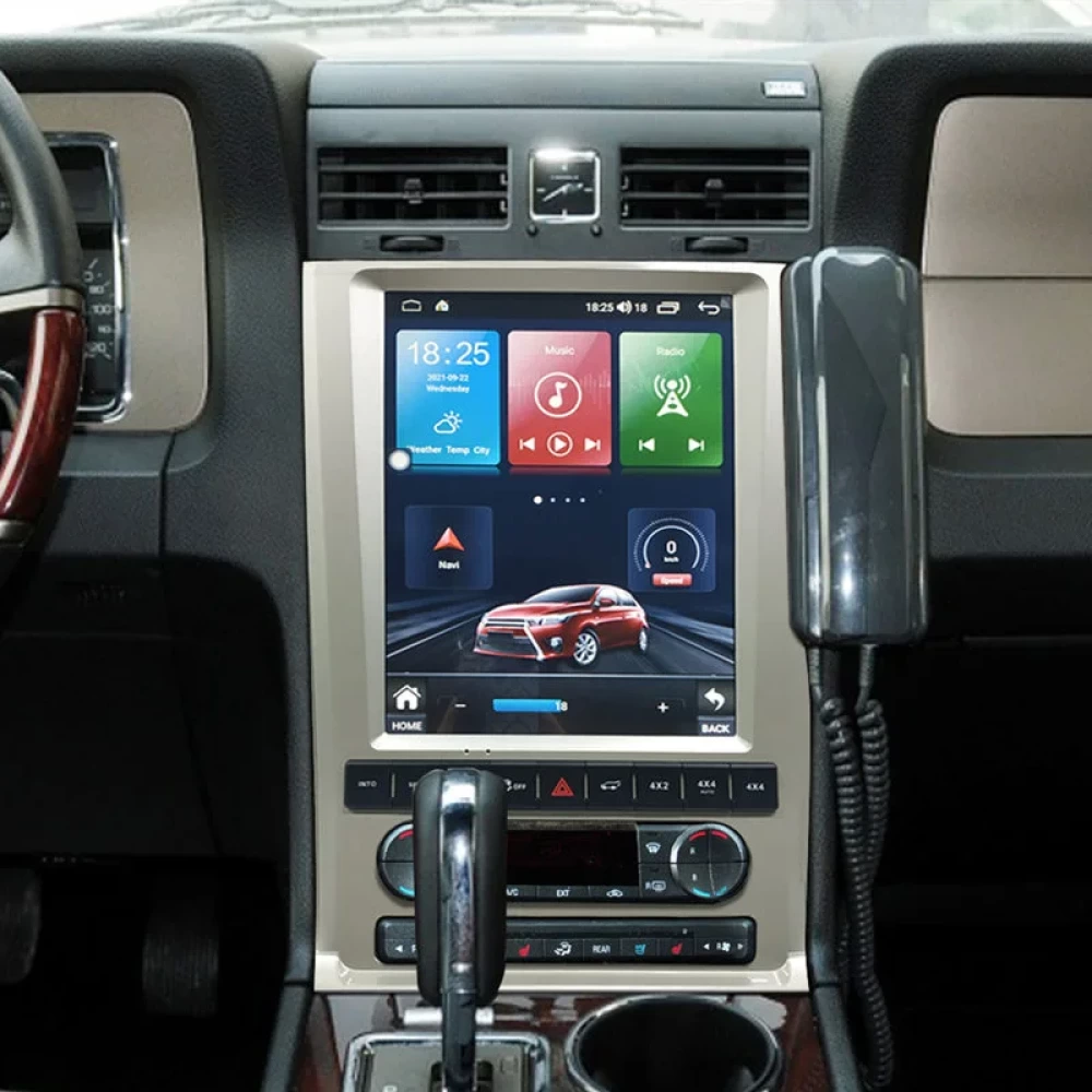 Lincoln Navigator (2010-2013) Uyumlu 12.1 inç Tesla Stili Android 13 Multimedya & Navigasyon Sistemi