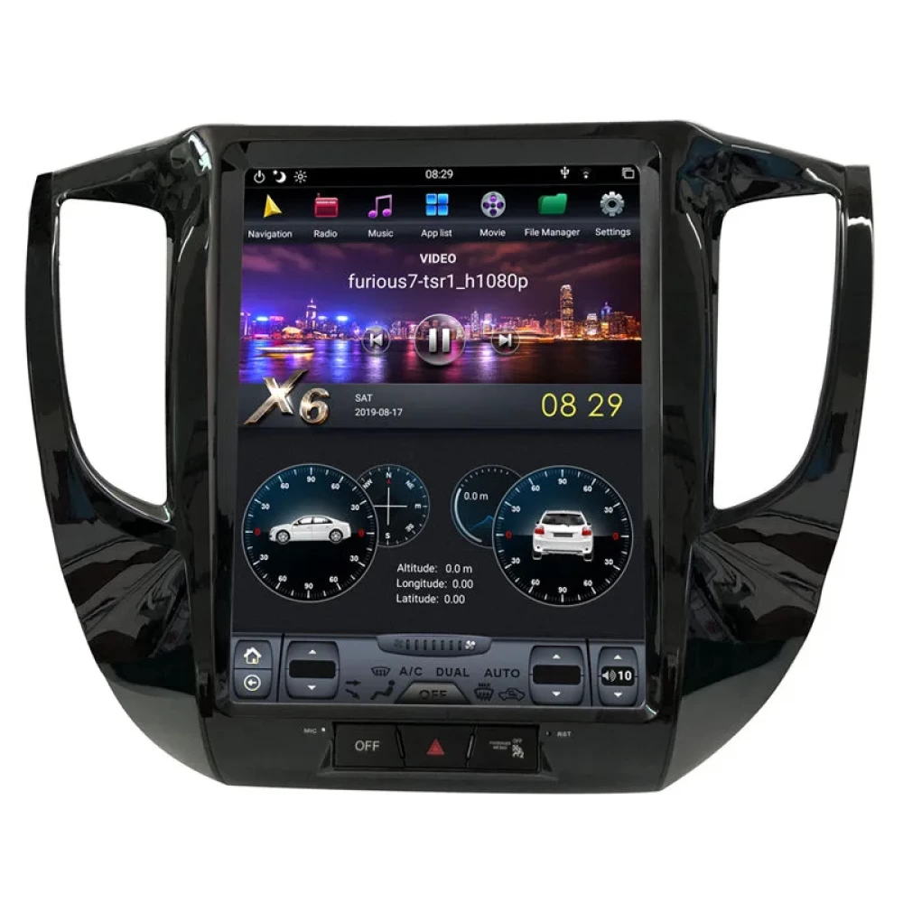 Mitsubishi L200 (2015-2018) Uyumlu 12.1 inç Tesla Stili Android Multimedya & Navigasyon Sistemi