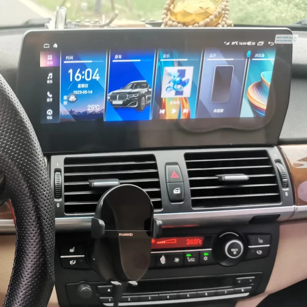 BMW X5 E70 & X6 E71 (2008-2010) Uyumlu 12.3 inç iDrive 8 Android Multimedya Sistemi