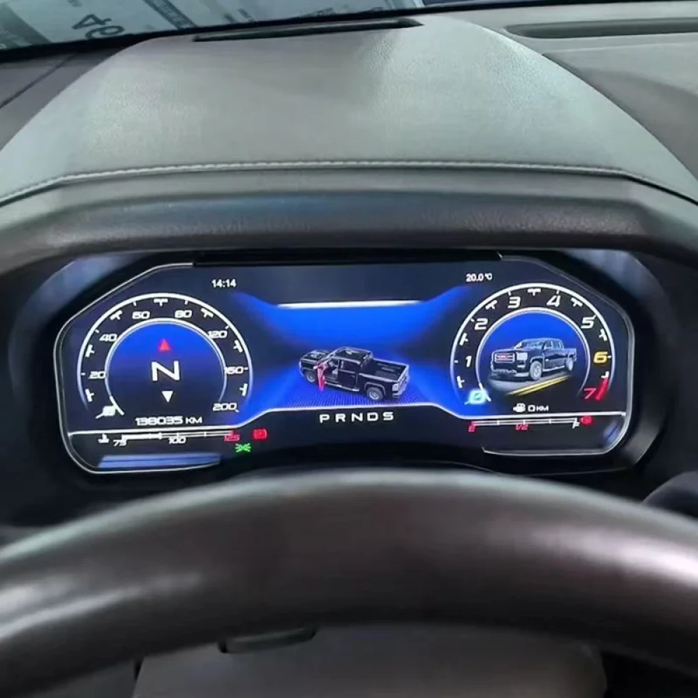 Chevrolet Suburban (2014-2020) İçin 12.3 inç Dijital Hayalet Ekran Gösterge Paneli Yükseltme Kiti