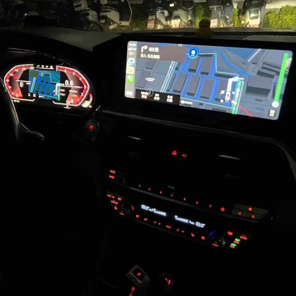 BMW 5 Serisi (F10, F11, F18) & 5 GT (F07) İçin 12.3 inç Dijital LCD Gösterge Paneli ve Hayalet Ekran Yükseltmesi