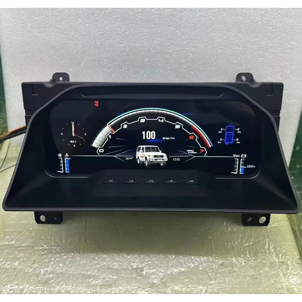 Toyota Land Cruiser 70 Serisi İçin 12.3 inç Dijital Hayalet Ekran Gösterge Paneli