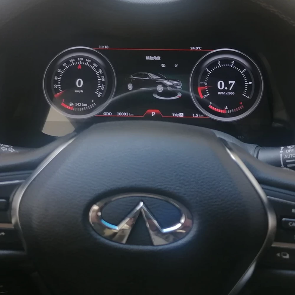 Infiniti Q70 (2013-2019) İçin 12.3 inç Dijital Hayalet Ekran Gösterge Paneli Yükseltme Kiti