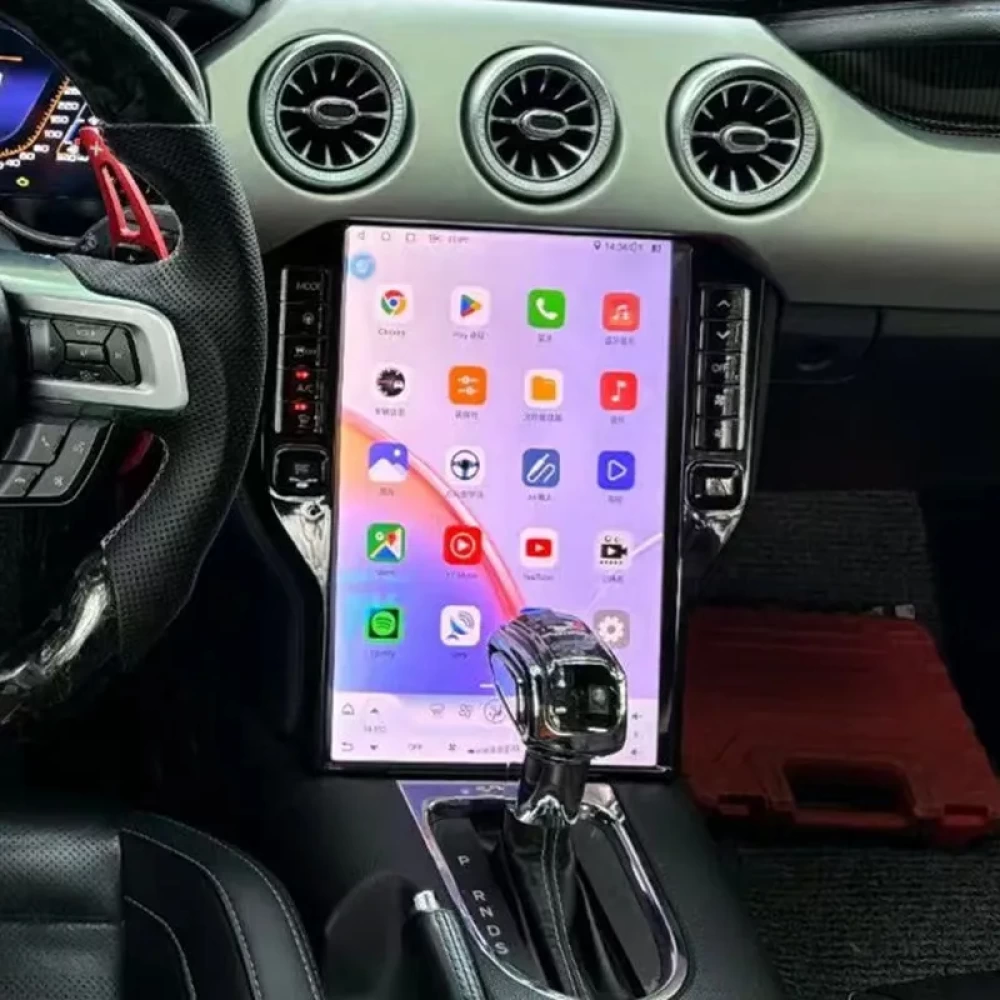 Ford Mustang (2015-2021) Uyumlu 14.5 inç Tesla Stili Android 13 Multimedya & Bilgi-Eğlence Sistemi