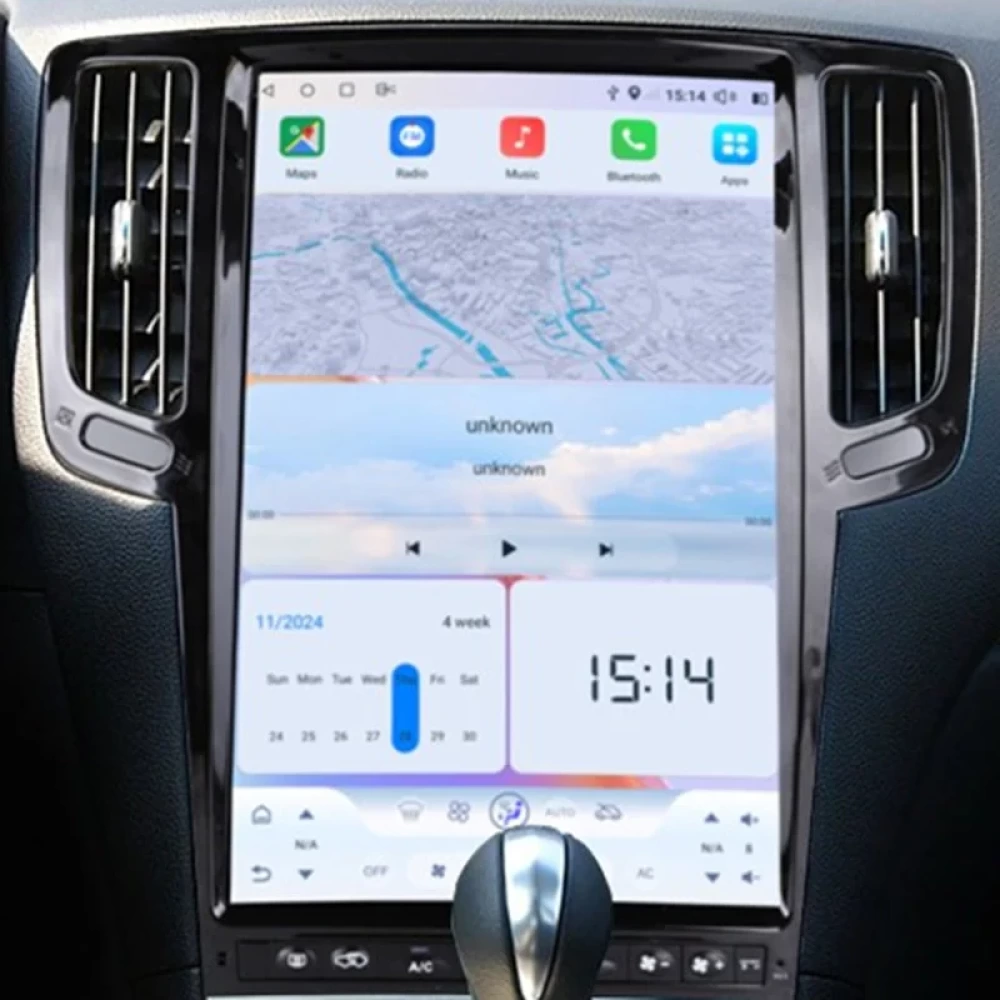 Infiniti G Serisi (2007-2013) Uyumlu 14.5 inç Dev Tesla Stil Android Multimedya Sistemi