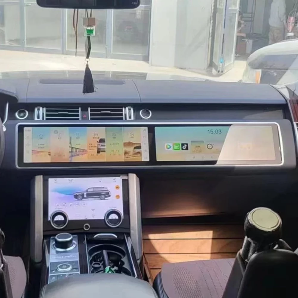 Range Rover Vogue L405 (2013-2017) Uyumlu 15 inç Co-Pilot Panoramik Android 13 Multimedya