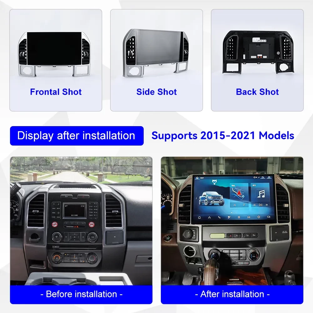 Ford F-150 (2015-2022) 14.6 İnç 8GB RAM + 128GB ROM Android 13.0 Multimedya Sistemi