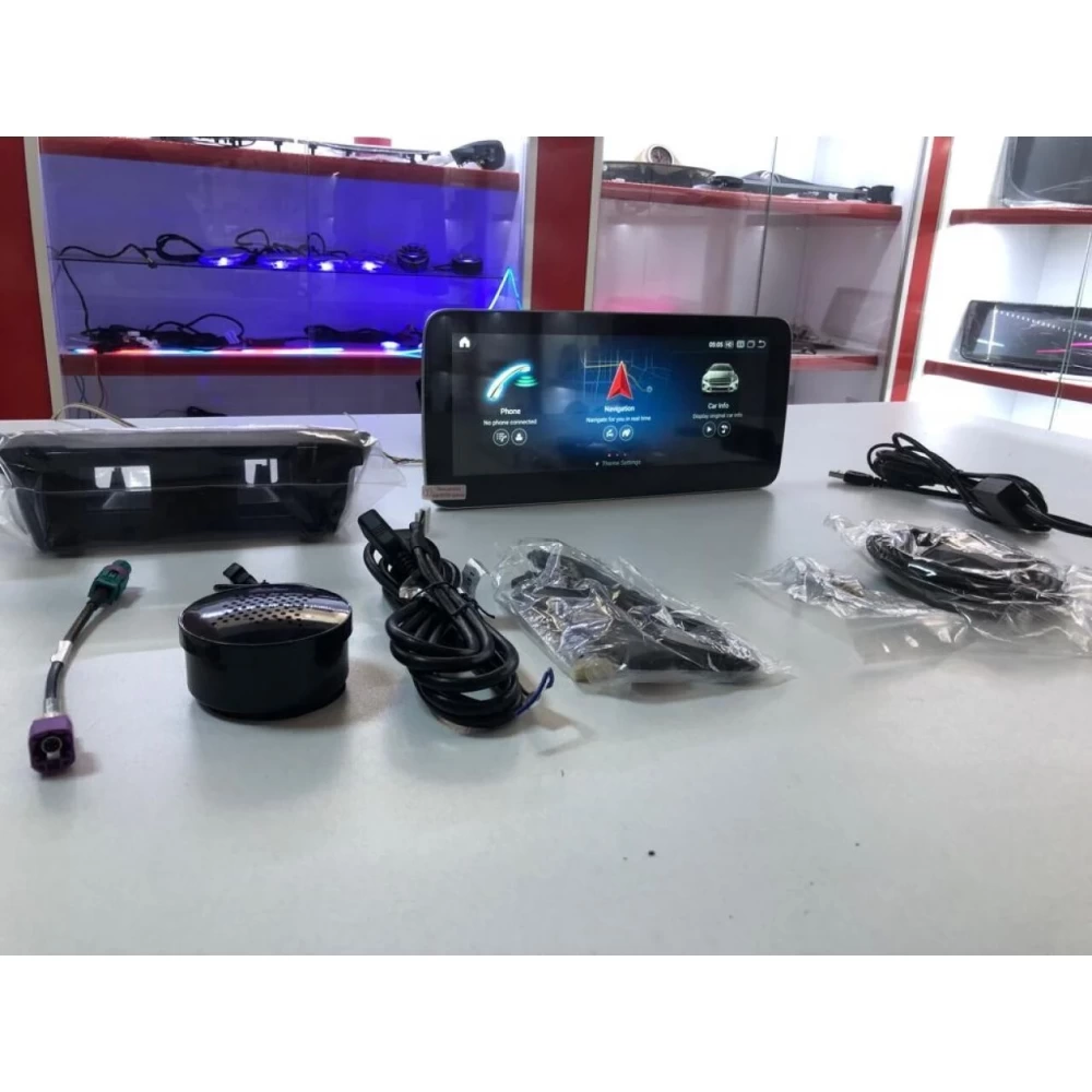 Mercedes CLA W176 2013-2015 Uyumlu Yedek Parça NTG 4.5 10.25 inch Qualcomm 450 4+64GB Multimedya Carplay Ekran