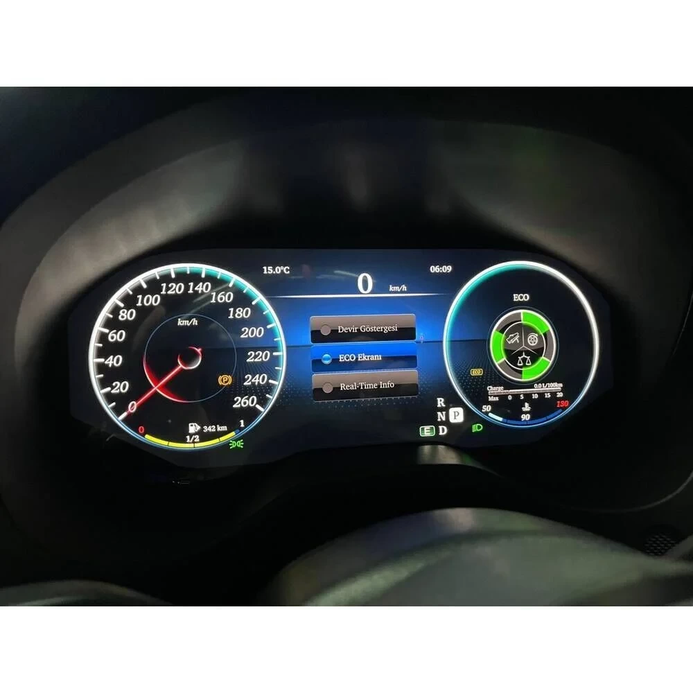 Mercedes GLA 15-19 CLA 13-19 A 13-17 Uyumlu Yedek Parça Linux Hayalet Gösterge Ekranı