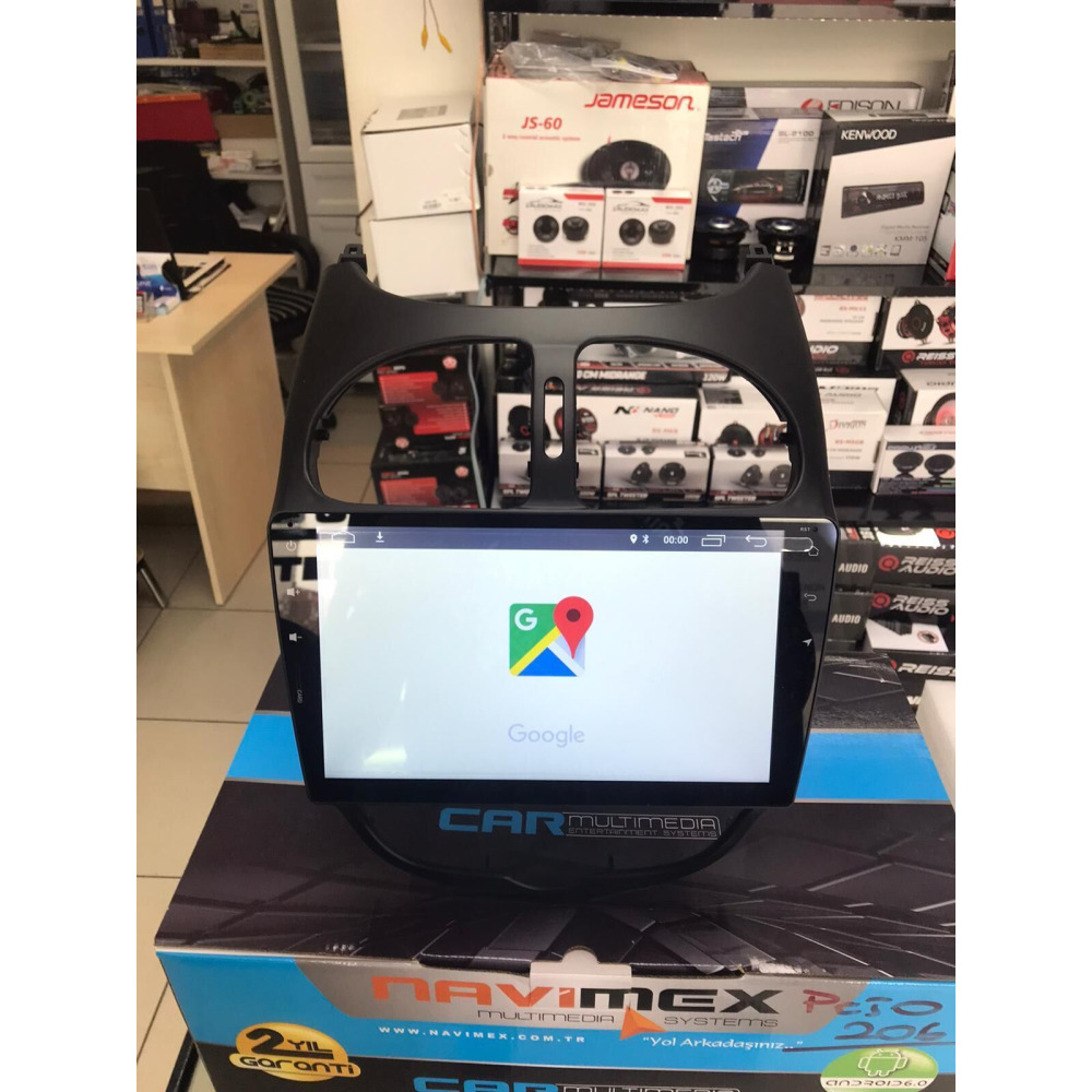 PEUGEOT 206 MULTİMEDYA CARPLAY+AND AUTO 4+32GB