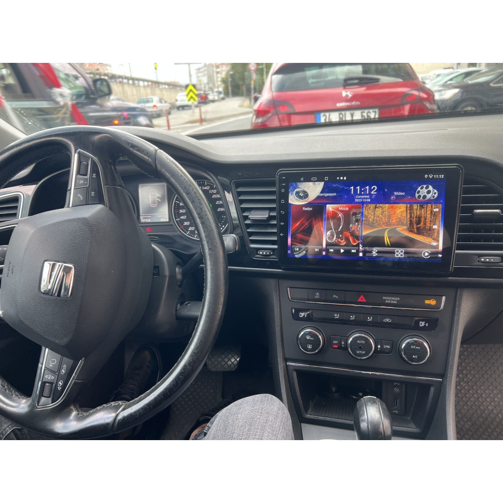 SEAT LEON MULTİMEDYA ANDROİD CARPLAY+AND AUTO 4+32GB