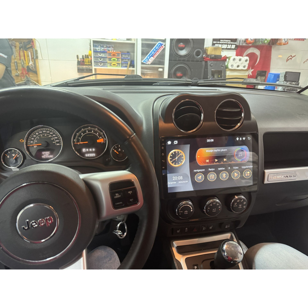 Jeep Compass Multimedya Android Carplay-And..Auto 4+32GB
