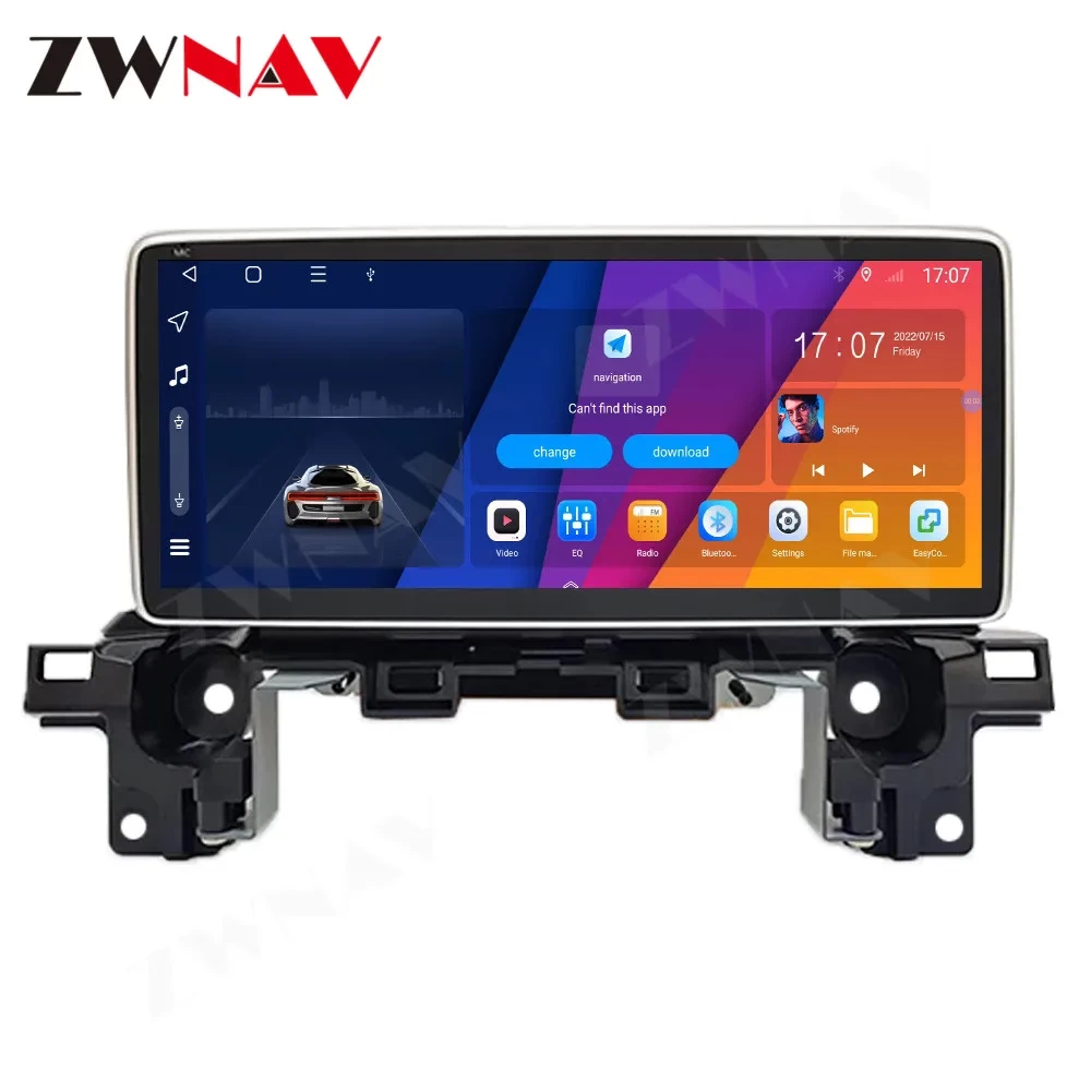 Mazda CX-5 / CX-8 (2017-2022) 10.25 inç QLED Ekranlı Android Multimedya ve Navigasyon Sistemi