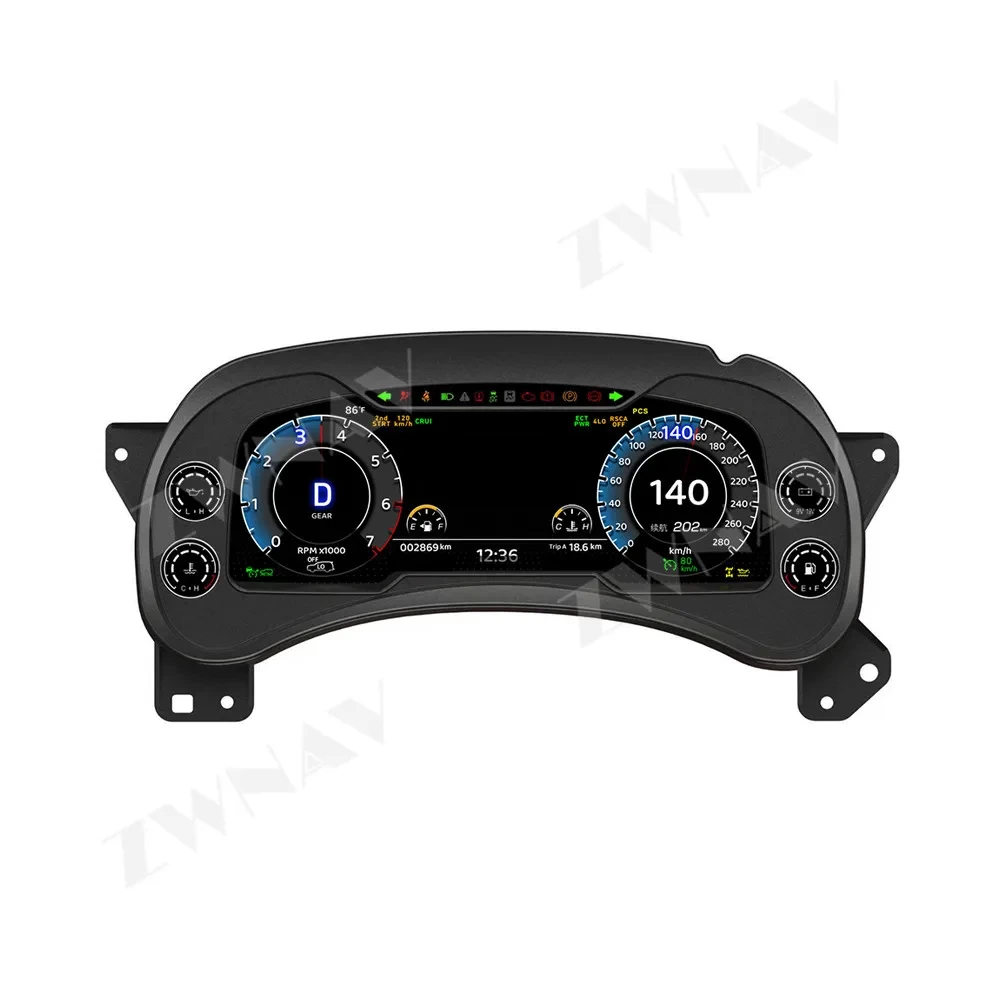 Cadillac Escalade (2003-2006) 12.3 İnç Dijital Hayalet Ekran Paneli