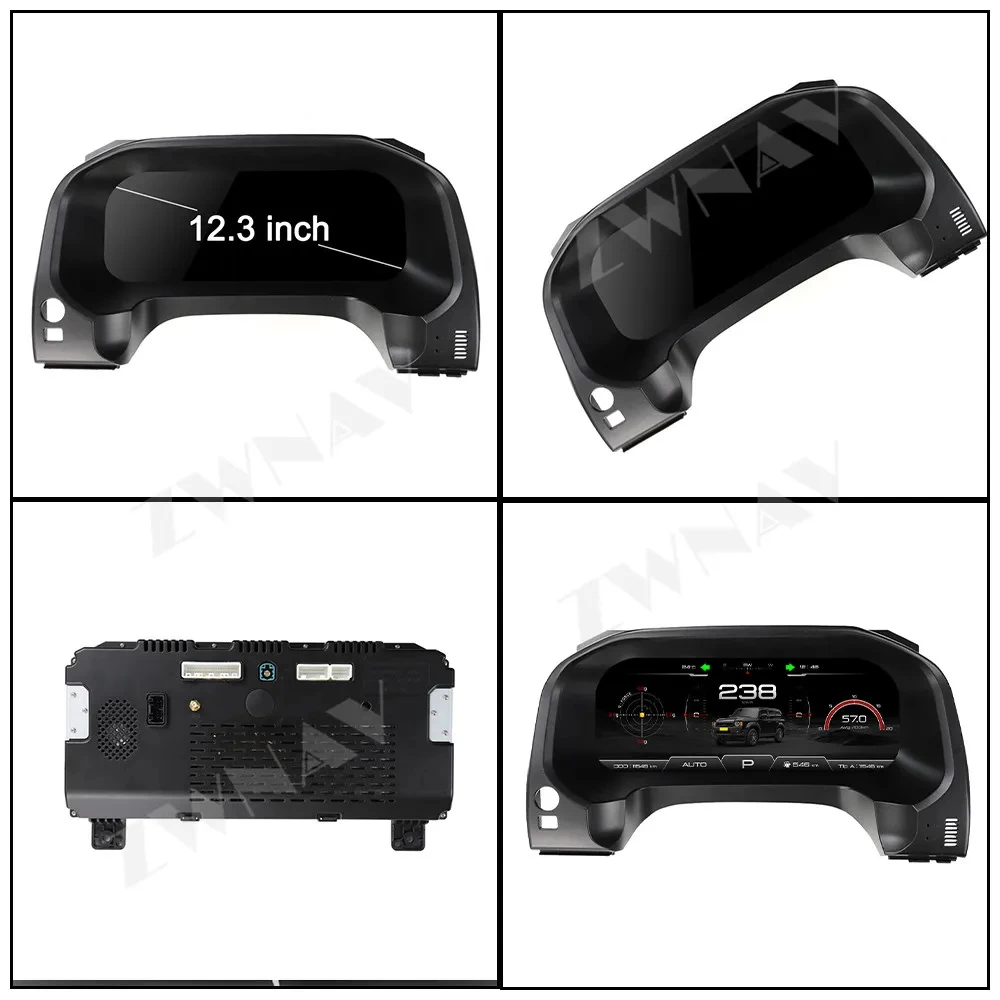 Toyota Land Cruiser Prado (2010-2021) Linux Dijital Gösterge Paneli Hayalet Ekran