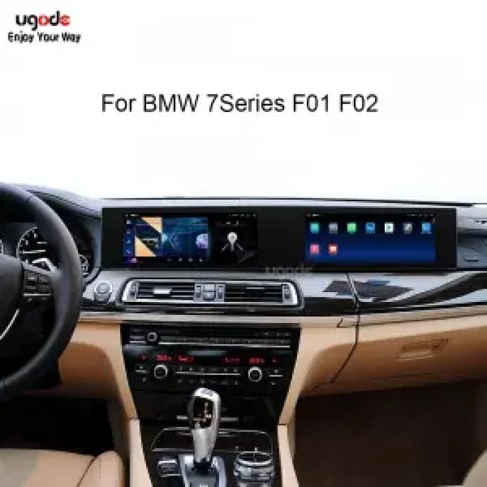  BMW 7 F01 F02 21 inch İkili Multimedya Ekran (Dual Screen) - CarPlay - Android - GPS Navigasyon 2009-2015