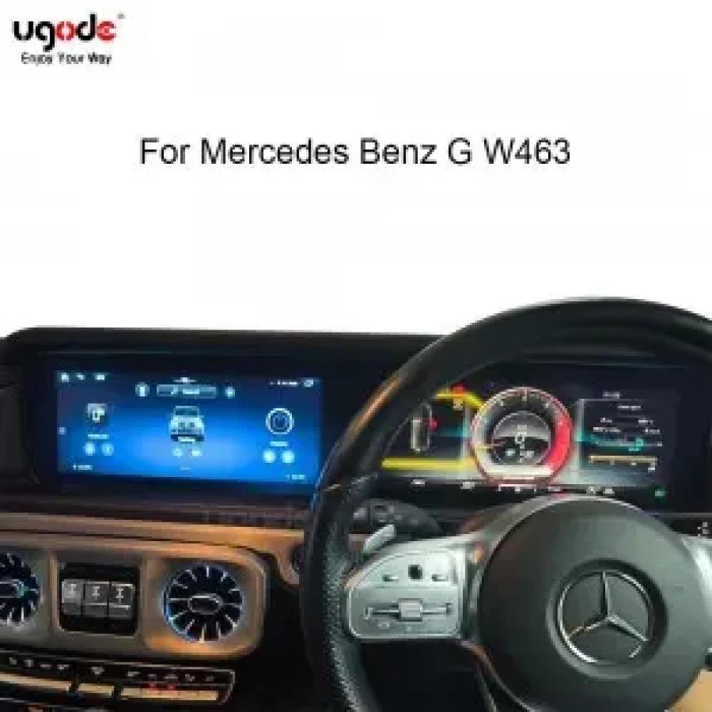 Mercedes Benz G class W463 21 inch İkili Multimedya Ekran (Dual Screen) - CarPlay - Android - GPS Navigasyon 2019-2024