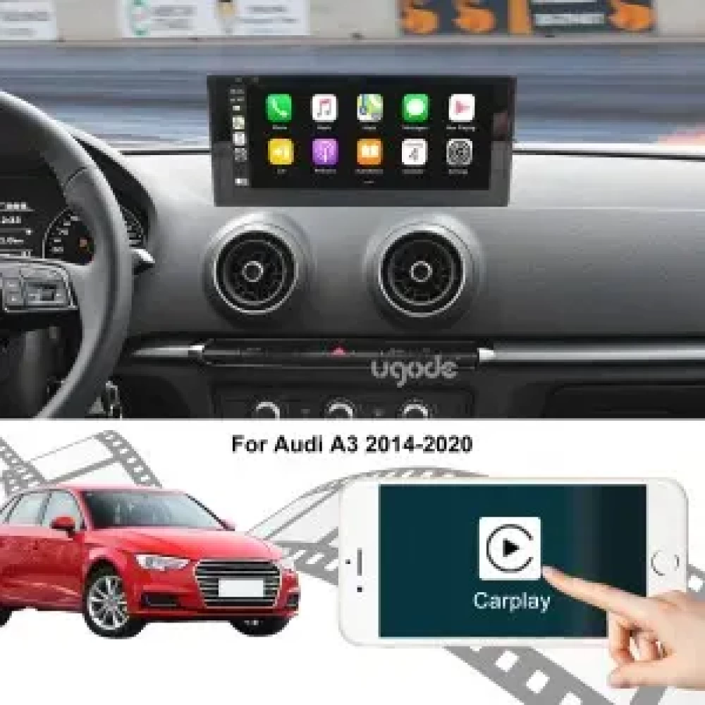 Audi A3 12.3 inch - CarPlay - Android - GPS Navigasyon - Multimedya Ekran 2014-2020