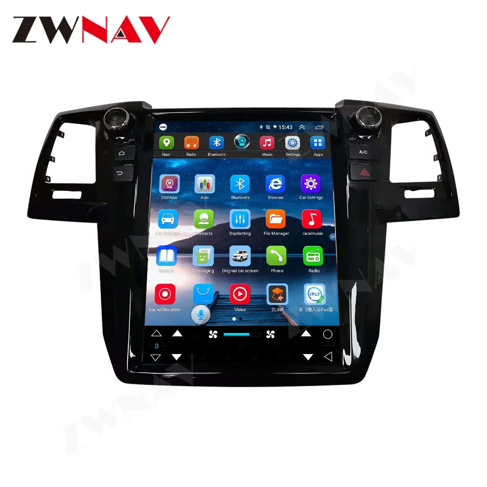 Toyota Hilux / Fortuner / SW4 (2005-2015) 12.1 inç Tesla Stil Android Multimedya ve Navigasyon Sistemi