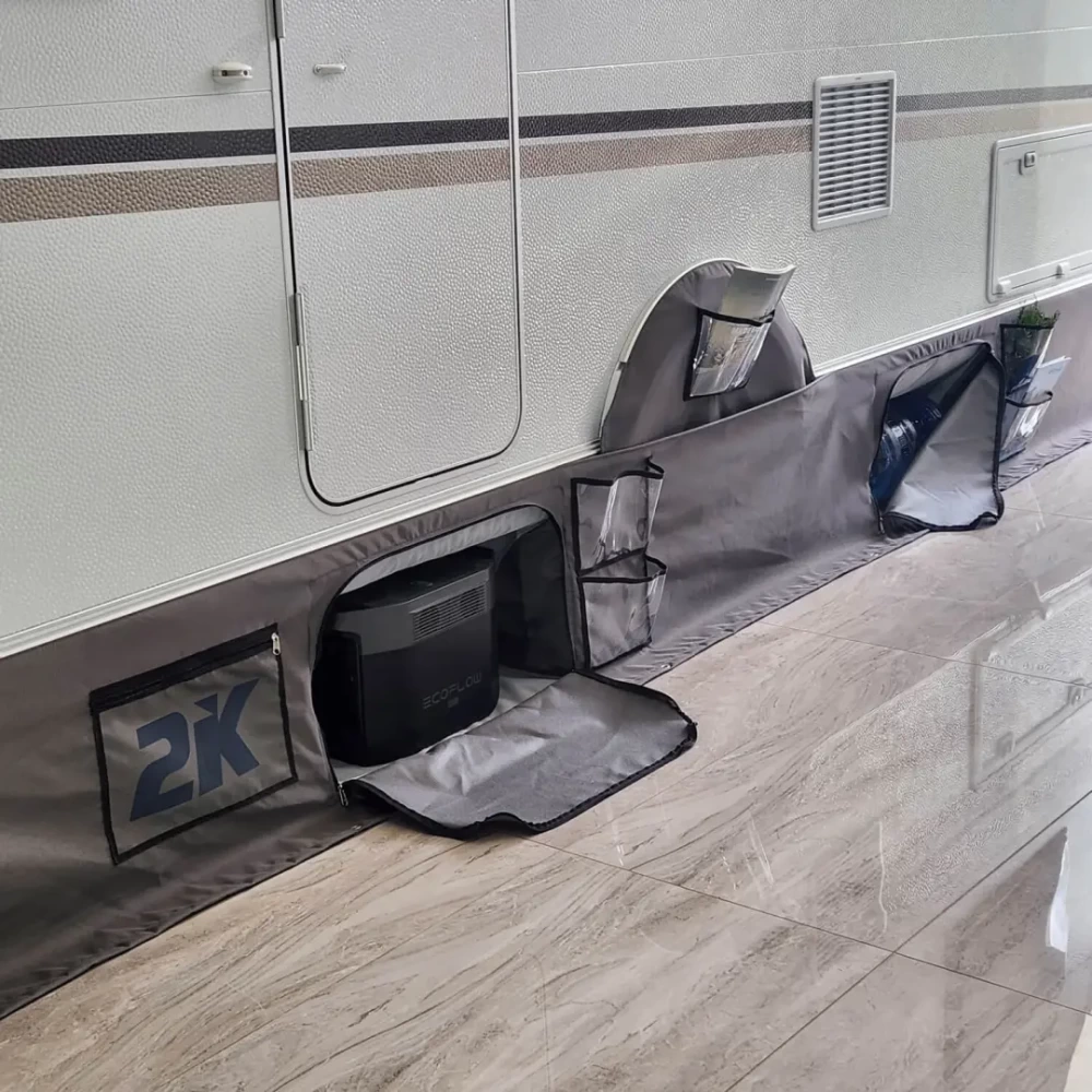 2K Ripstop 5 Metre Cepli Karavan Eteği ve Teker Kılıf Seti