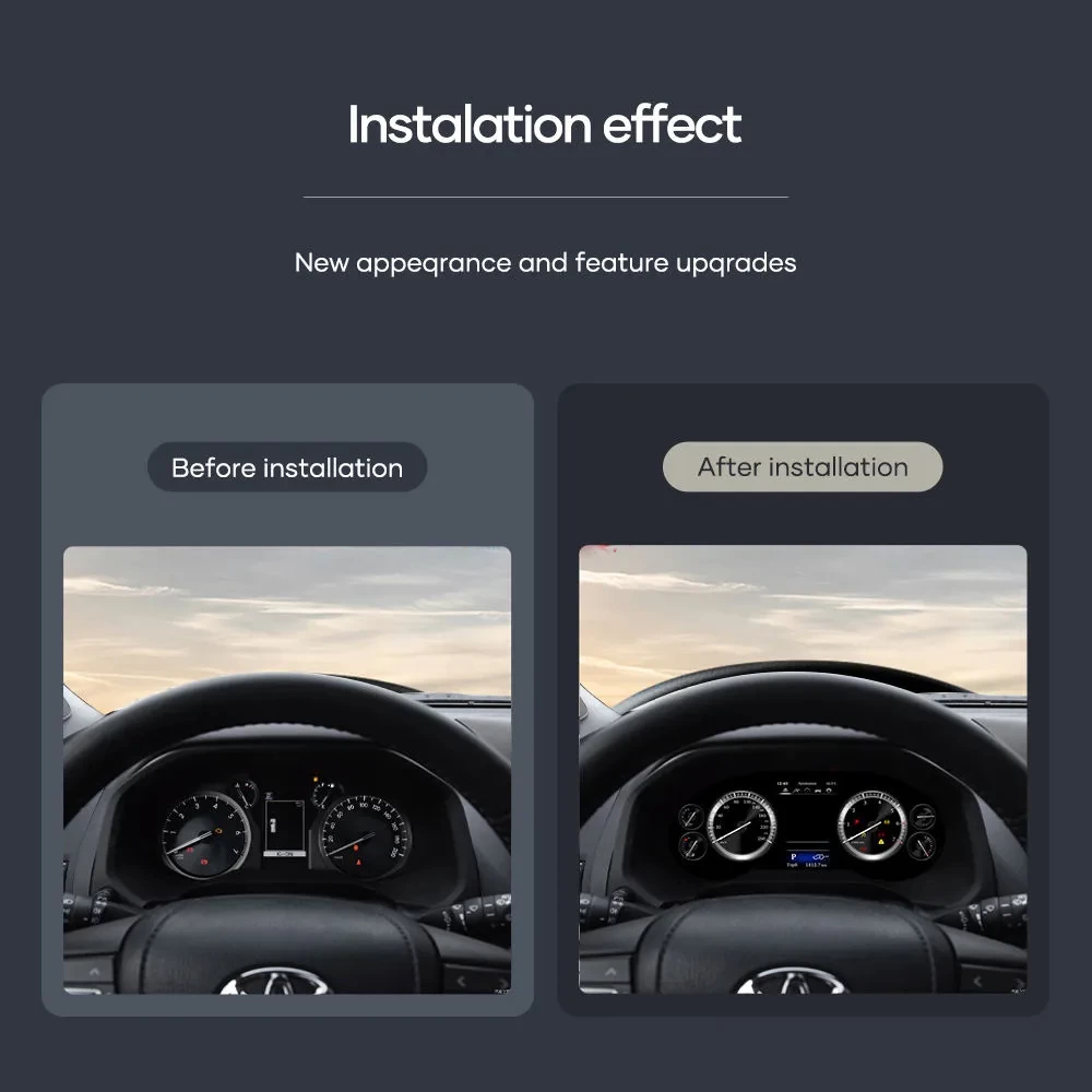 Toyota Alphard Dijital Gösterge Paneli (2015–2019)