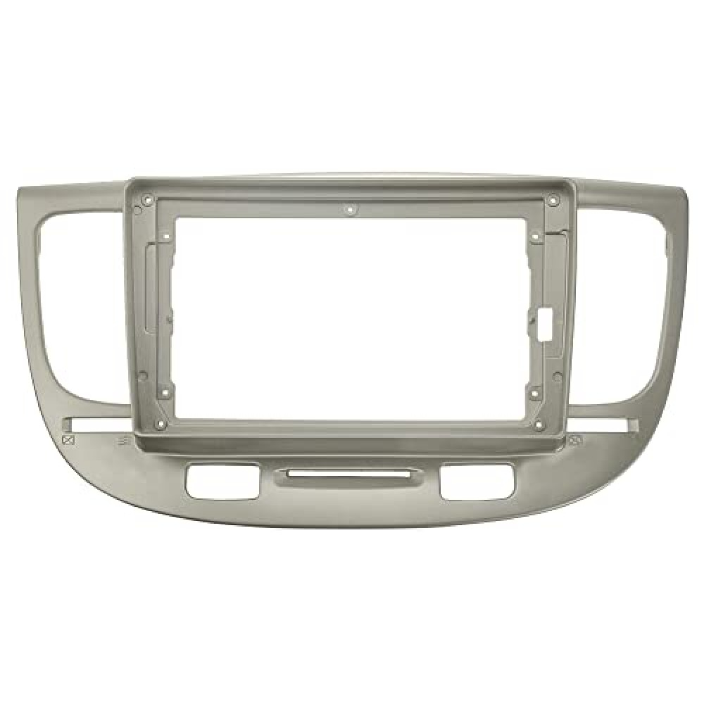 Kia Rio / Morning 2005-2007 Multimedya Çerçeve Seti 7 ve 9 inç Uyumlu - Gümüş