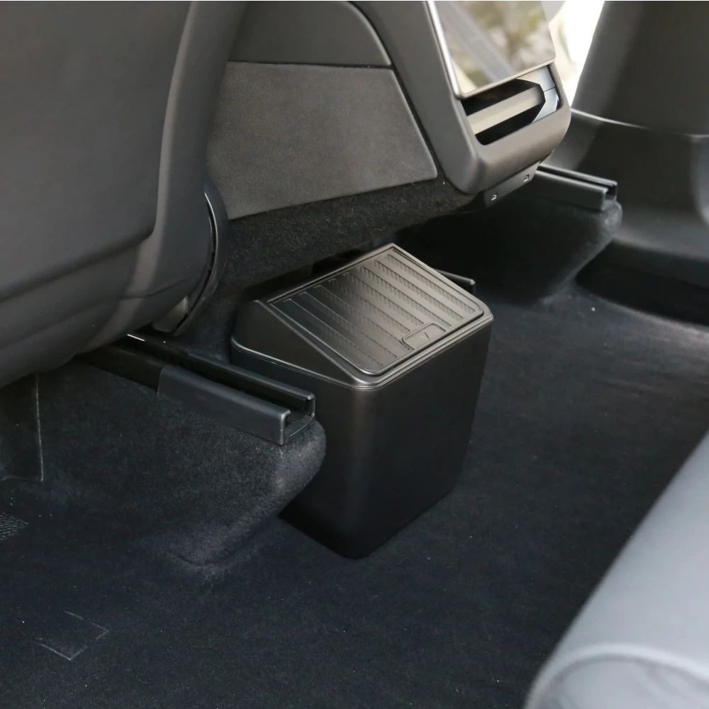 Tesla Model Y Juniper 2025- Arka Yolcu Saklama Çöp Kutusu