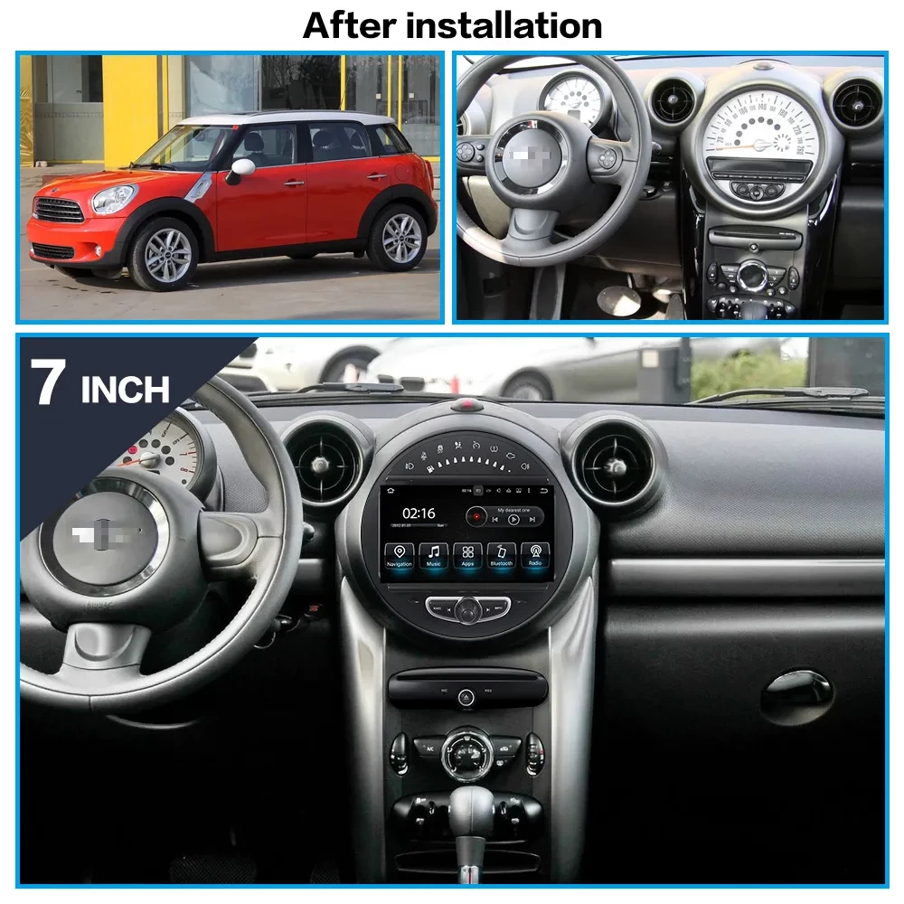 Mini Cooper R56 / R60 (2006-2013) Android 13.0 Profesyonel Multimedya Sistemi