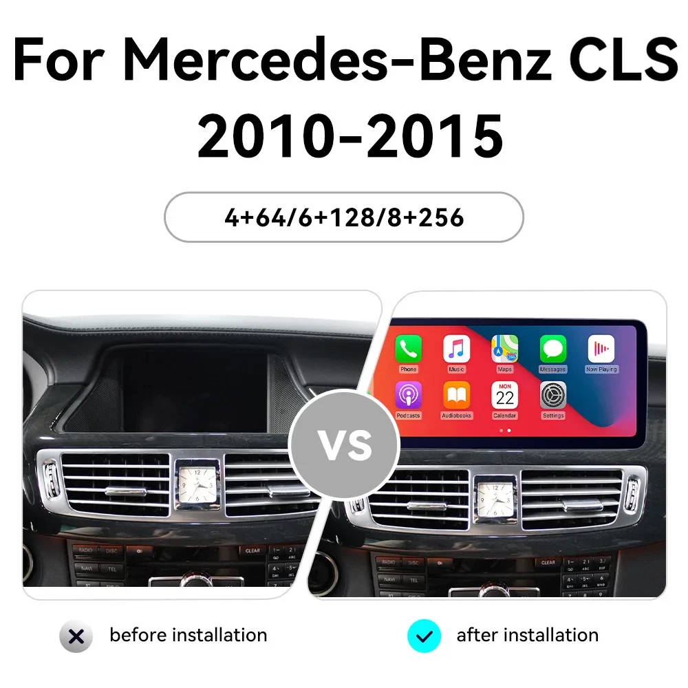 Mercedes-Benz CLS (W218) 2011-2018 İçin 12.3 İnç Android 13.0 Multimedya Sistemi