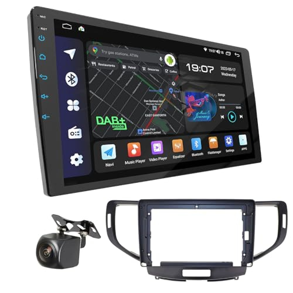 Honda Accord (2007-2012) & Acura TSX (2008-2012) Android Multimedya Çerçevesi ve Navigasyon Sistemi